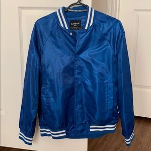 Rue 21 Blue Bomber Varsity Jacket